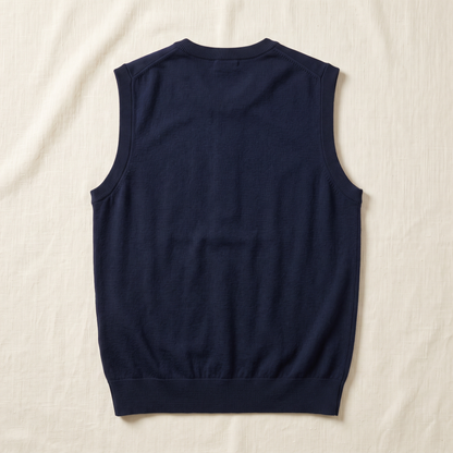 Bellagio Merino Sweater Vest - back view