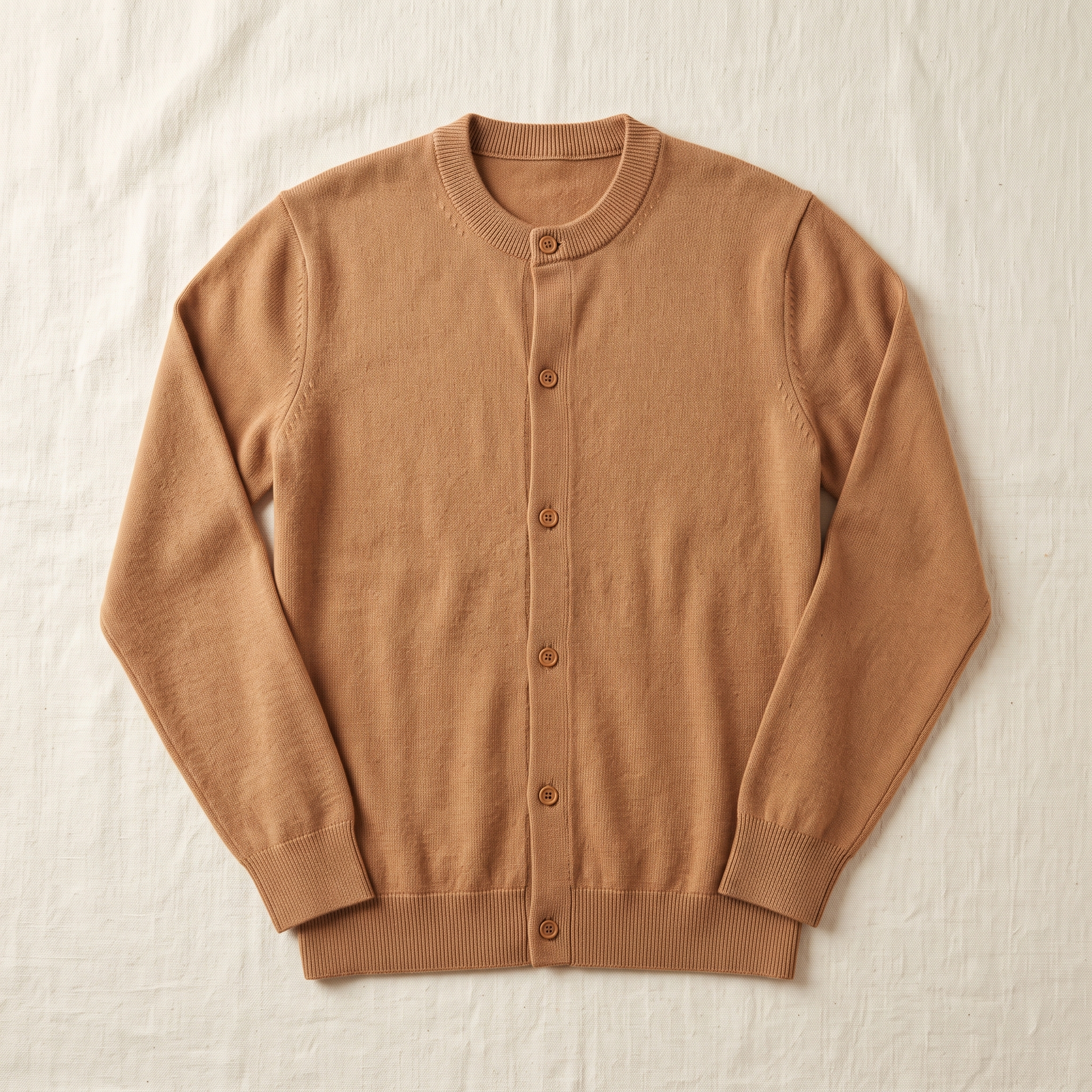 Ashford Button Knit Sweater - flat lay front