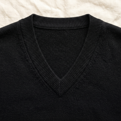 Everett V-Neck Pullover - fabric detail