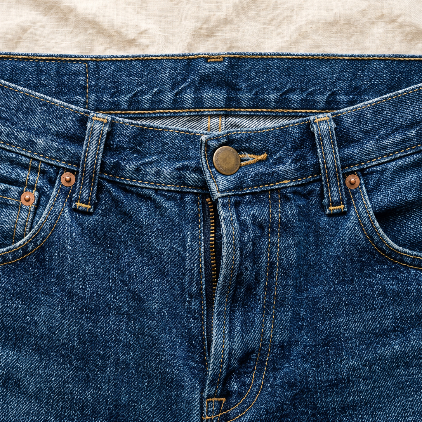 Olympia Retro Jeans - fabric detail