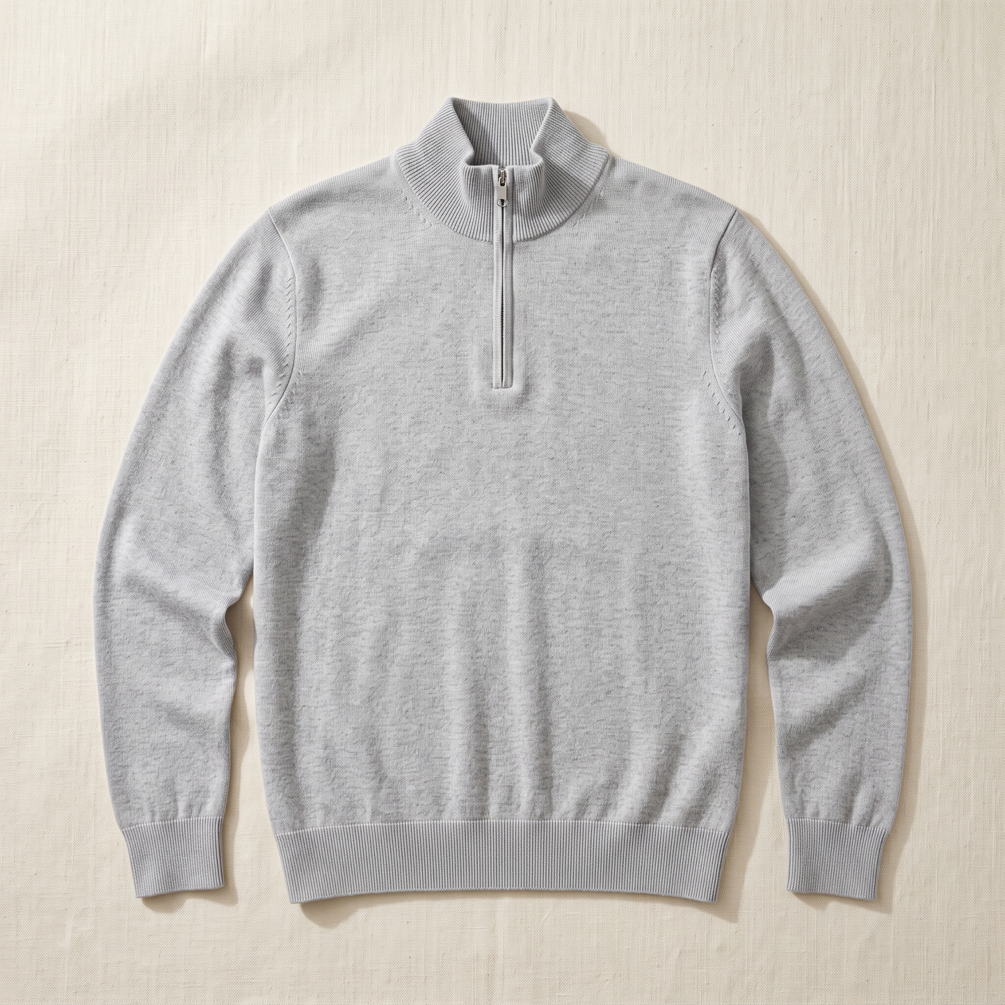 Torino Half Zip Sweater - flat lay front