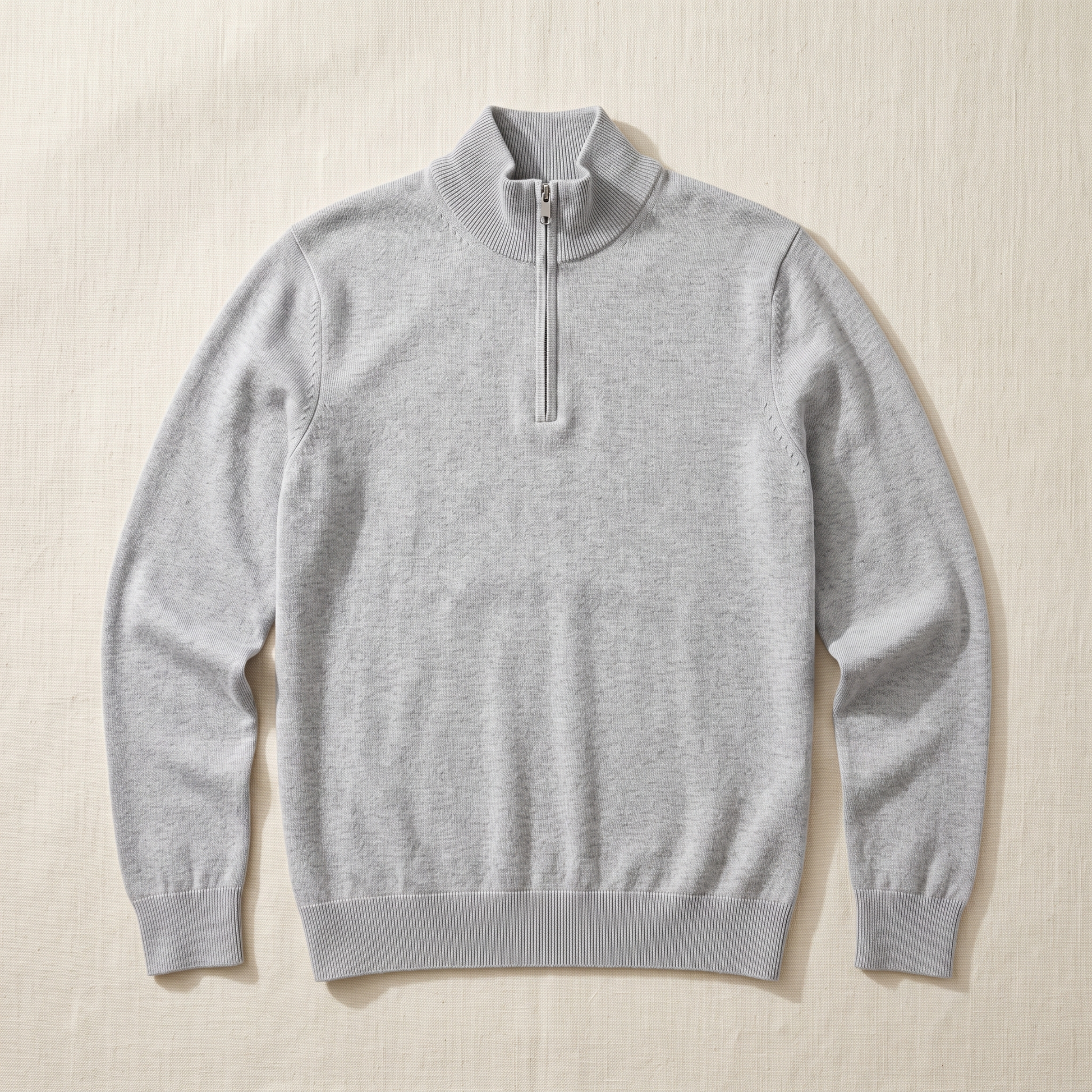 Torino Half Zip Sweater - flat lay front