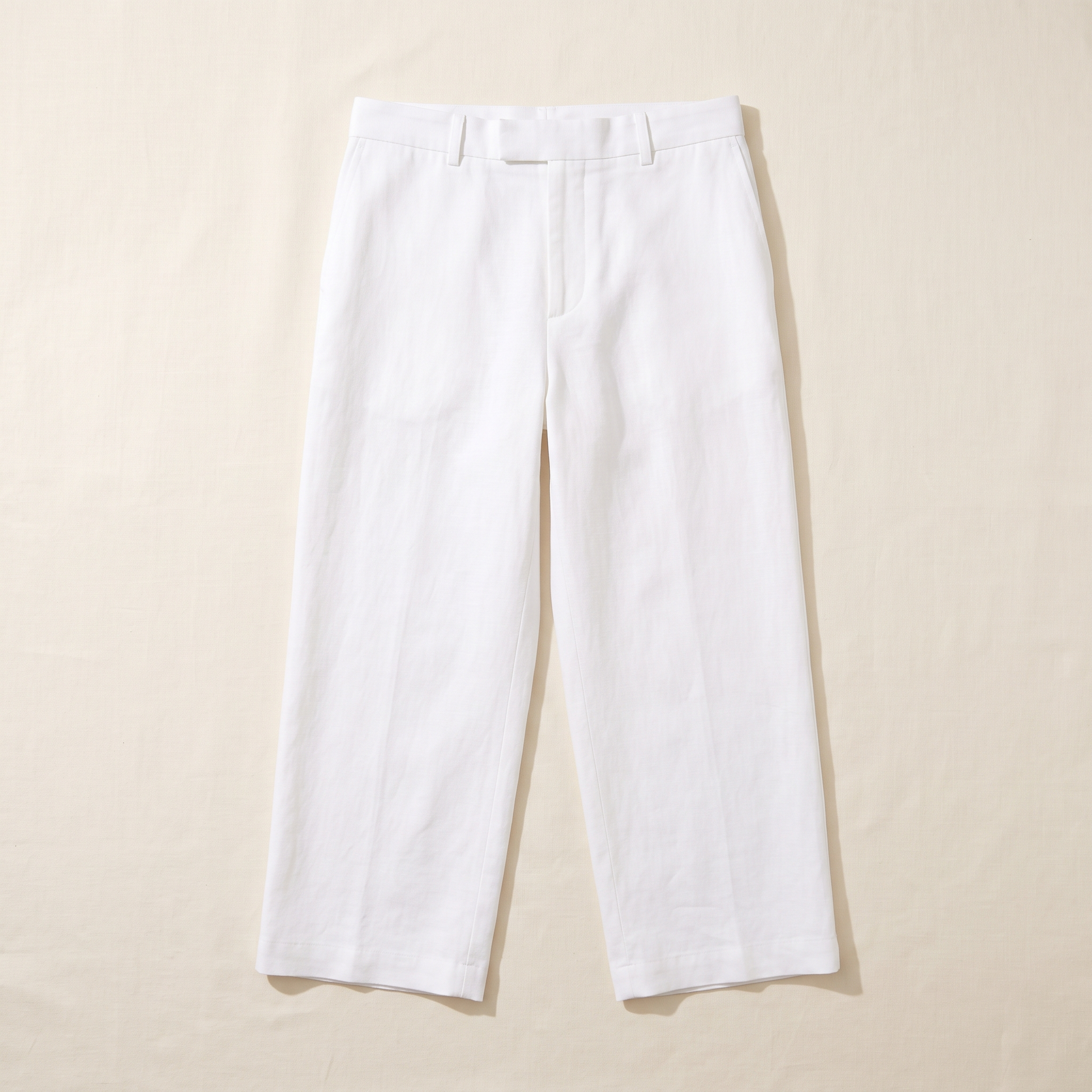 Capri Wide-Leg Trousers - flat lay front