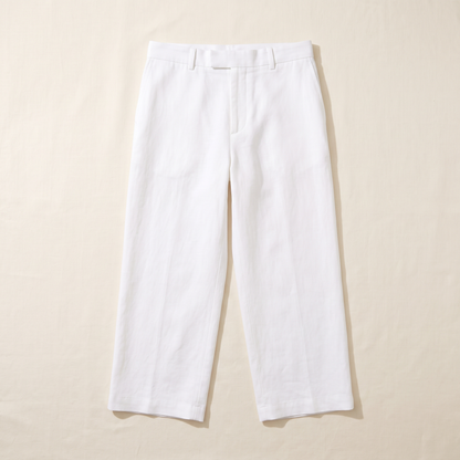 Capri Wide-Leg Trousers - flat lay front