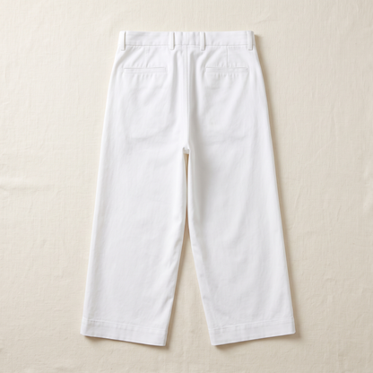 Capri Wide-Leg Trousers - back view