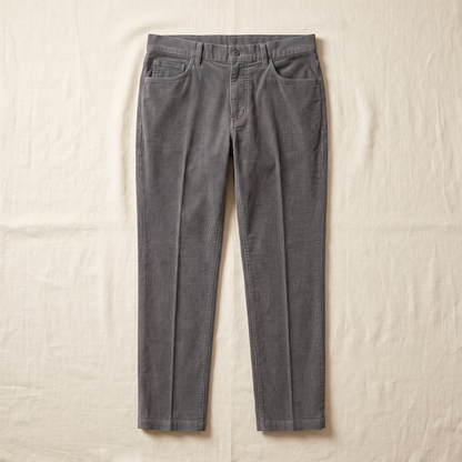 Ashby Corduroy Trousers - flat lay front