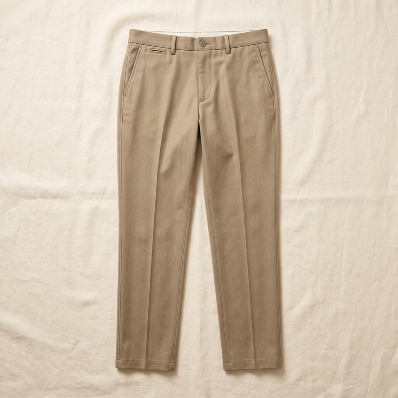 Harrow Herringbone Wool Trousers