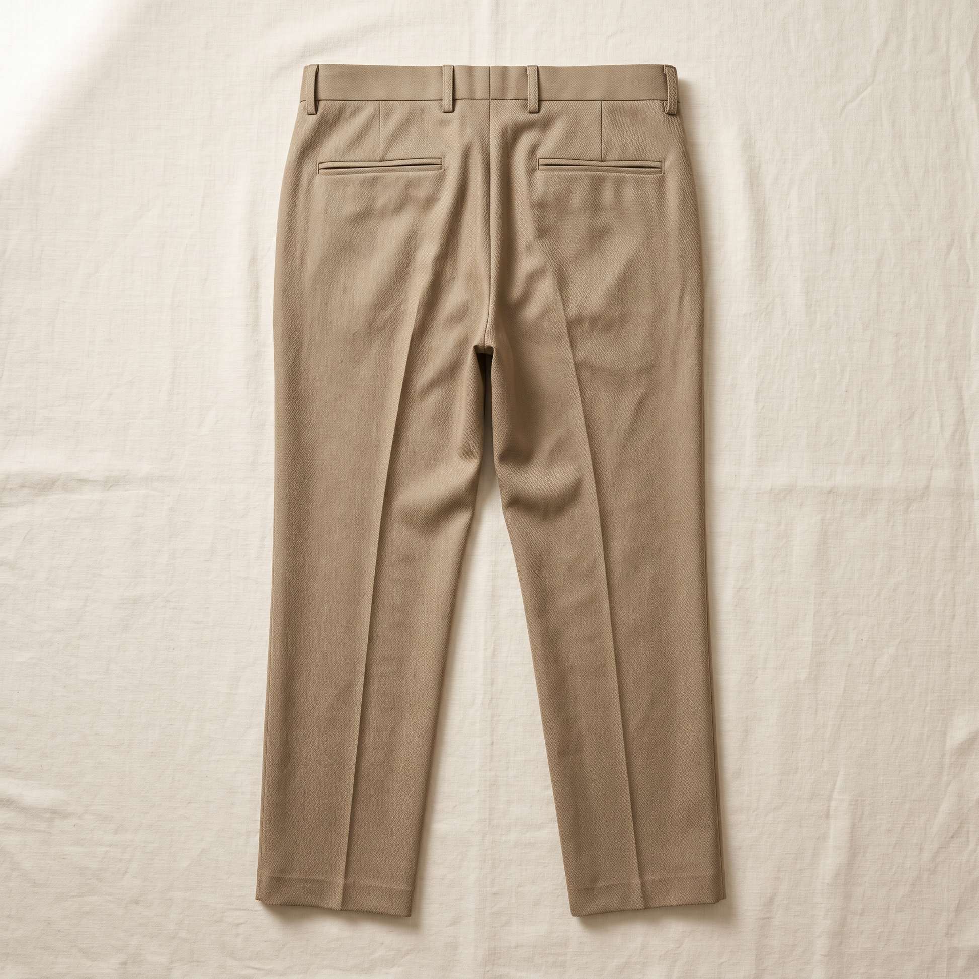 Harrow Herringbone Wool Trousers - back view