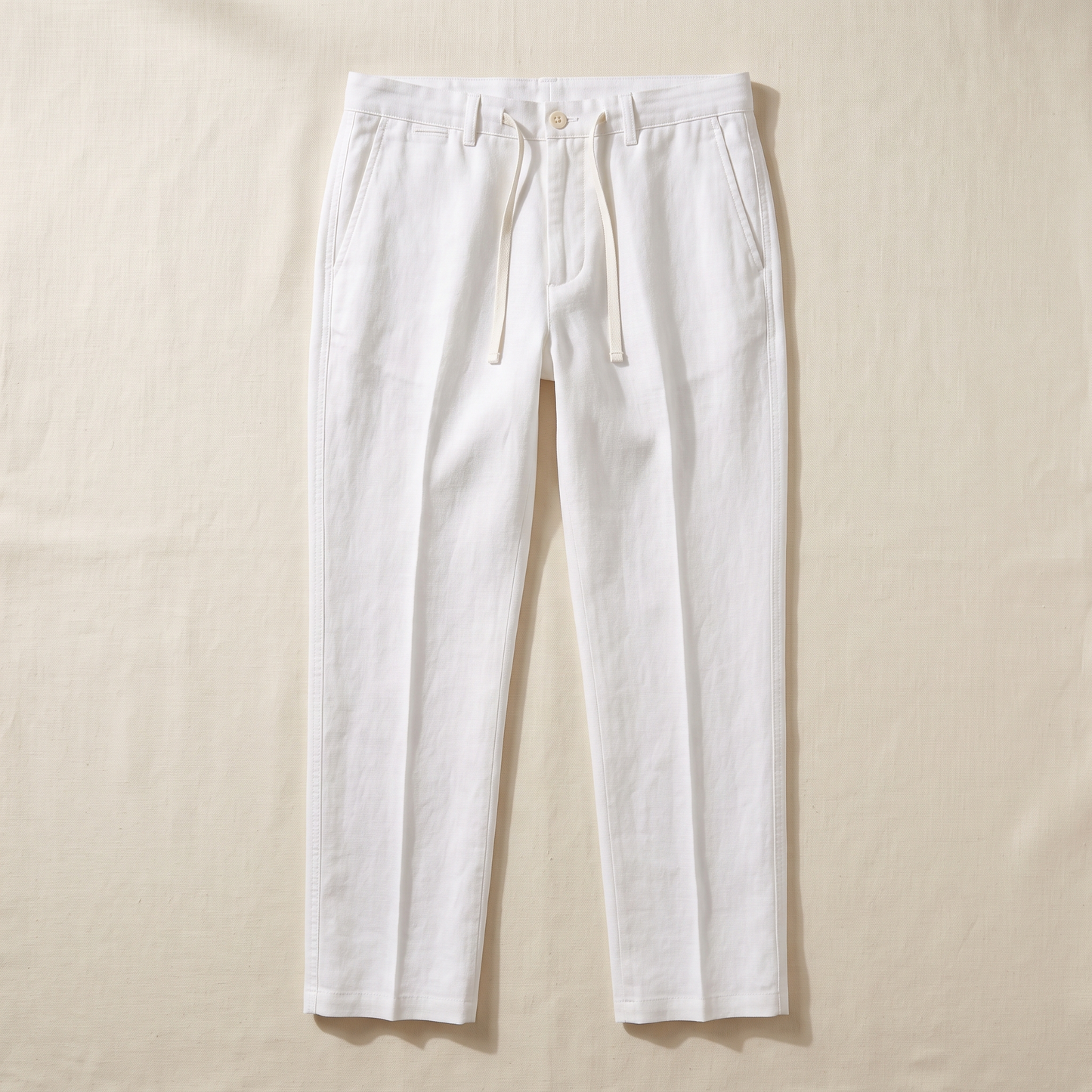 Palmara Linen Pants - flat lay front