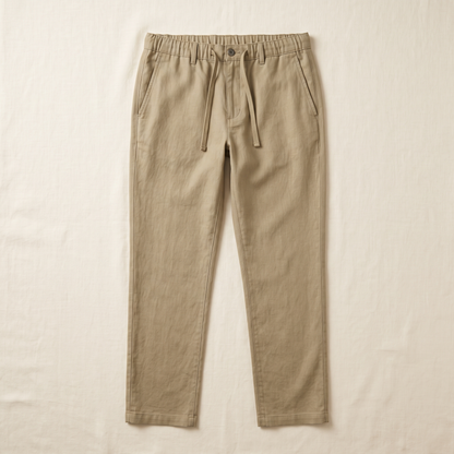 Brietta Linen Pants - flat lay front