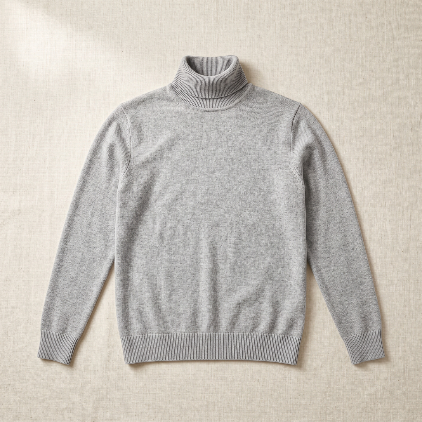 Aspen Turtleneck Sweater - flat lay front