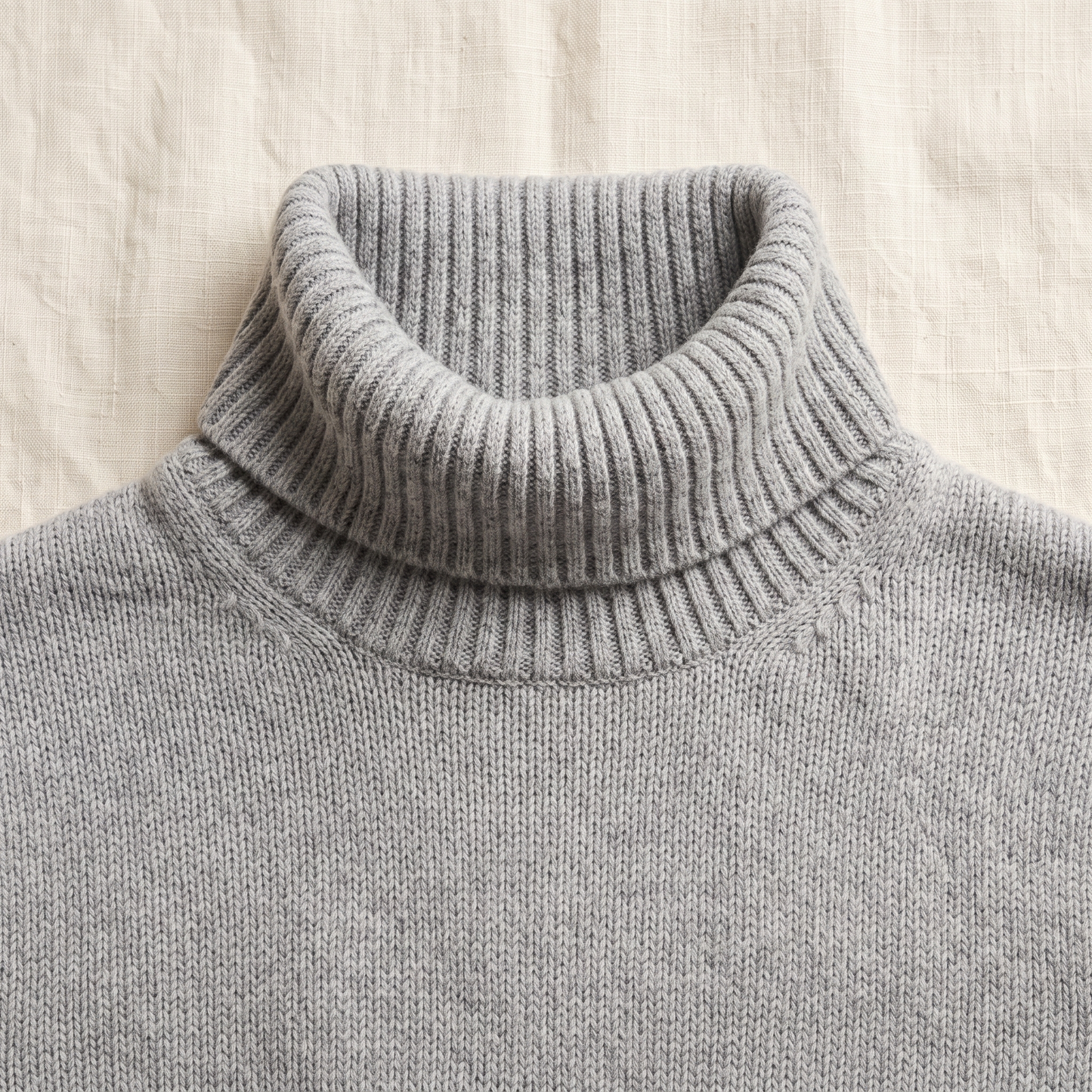 Aspen Turtleneck Sweater - fabric detail
