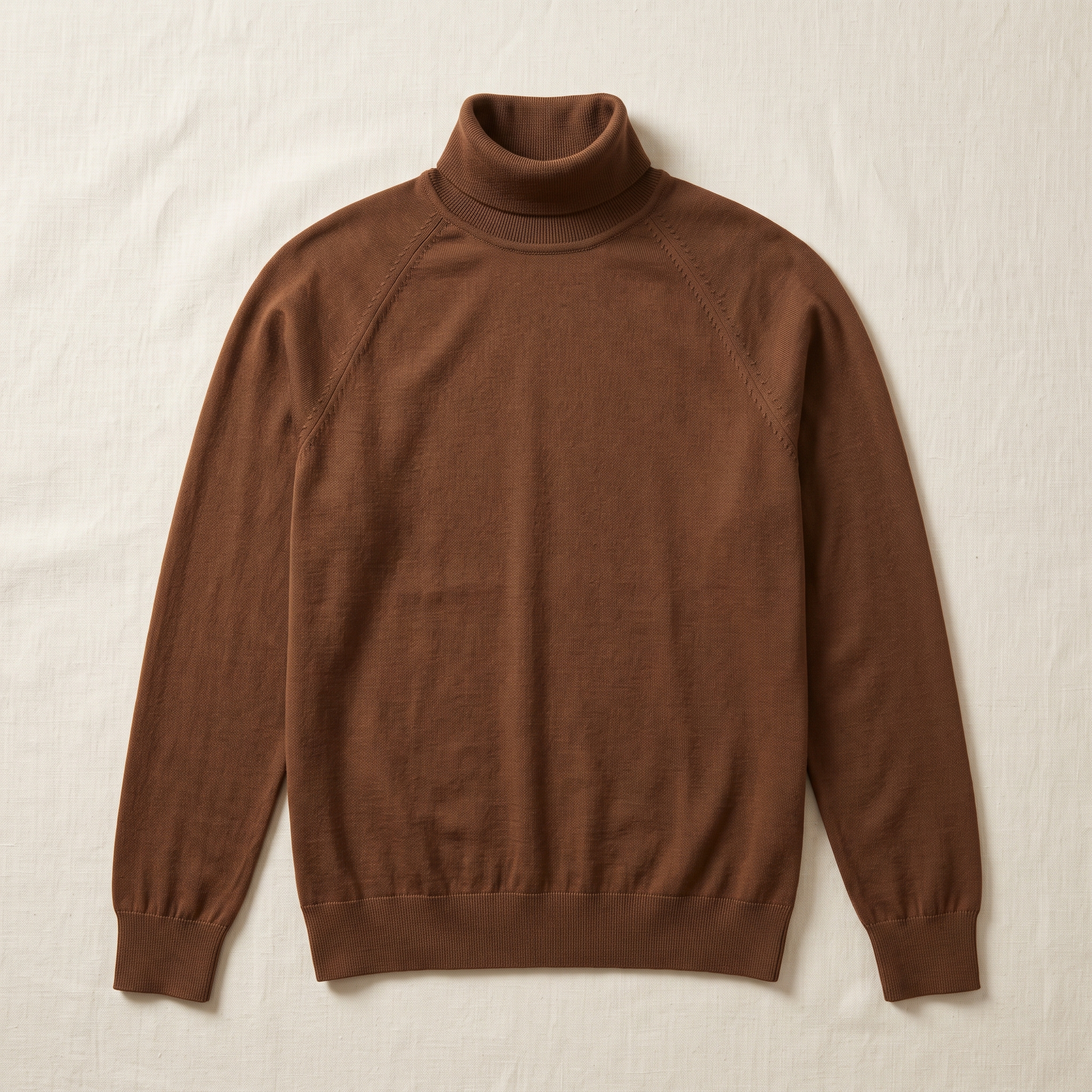 Rhodes Casual Turtleneck - flat lay front