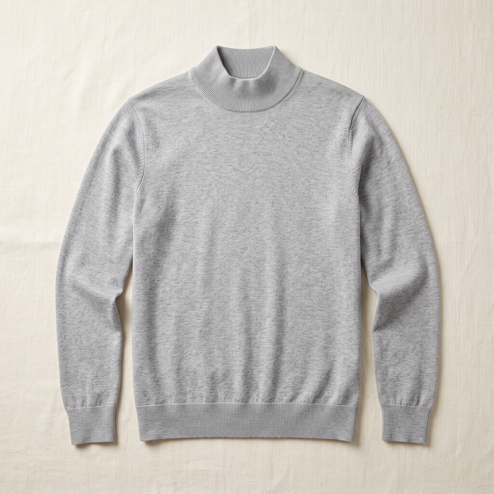 Ellis Mock-Neck Sweater - flat lay front
