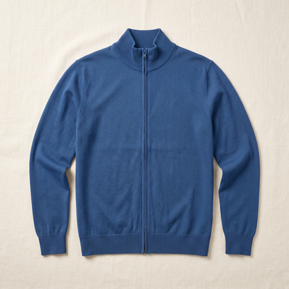 Stanton Stand-Collar Knit - flat lay front