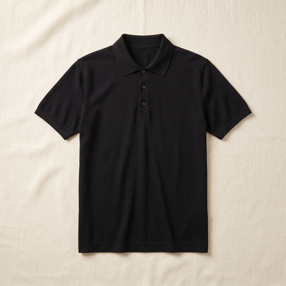 Alden Knit Polo - flat lay front