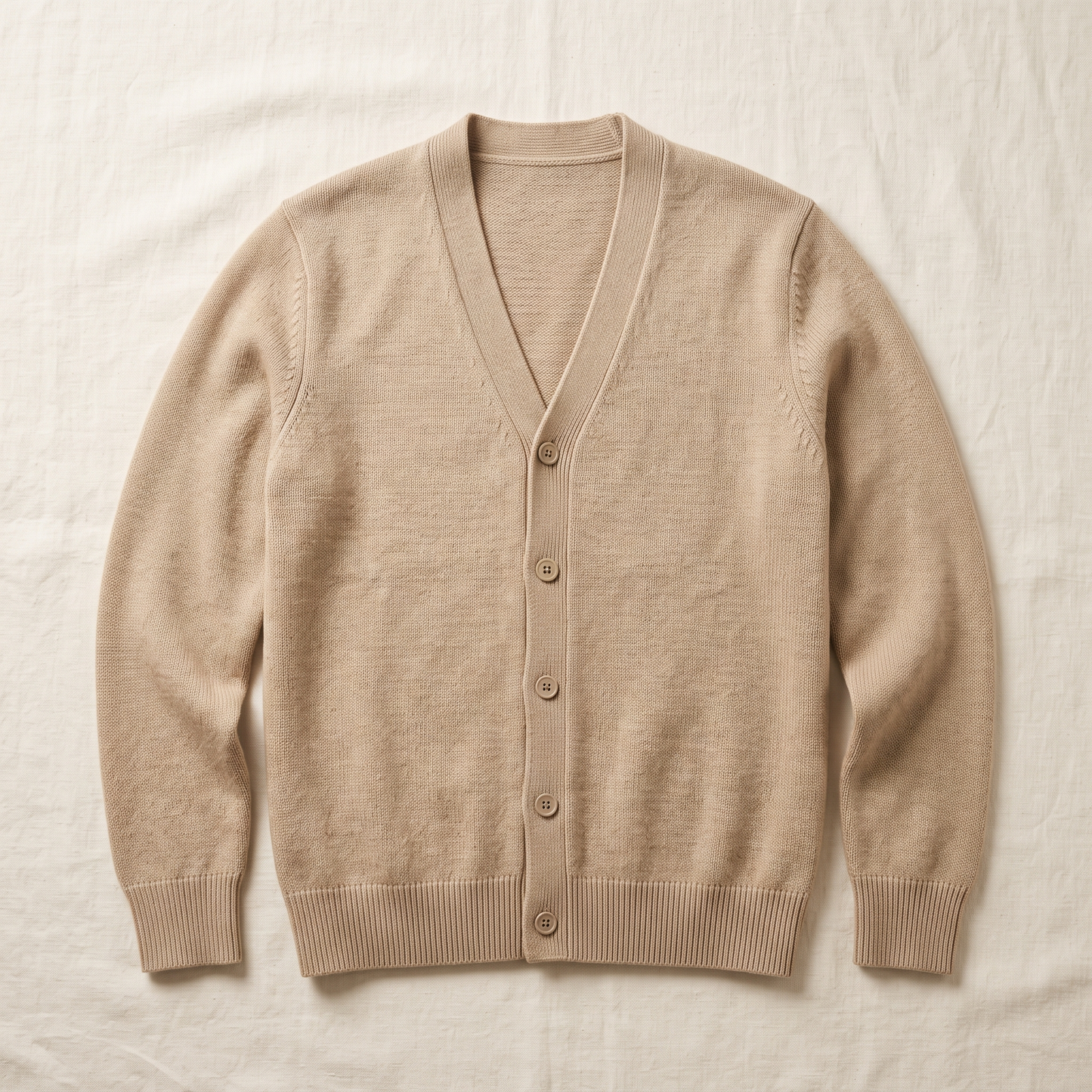 Winslow Wool Cardigan - flat lay front