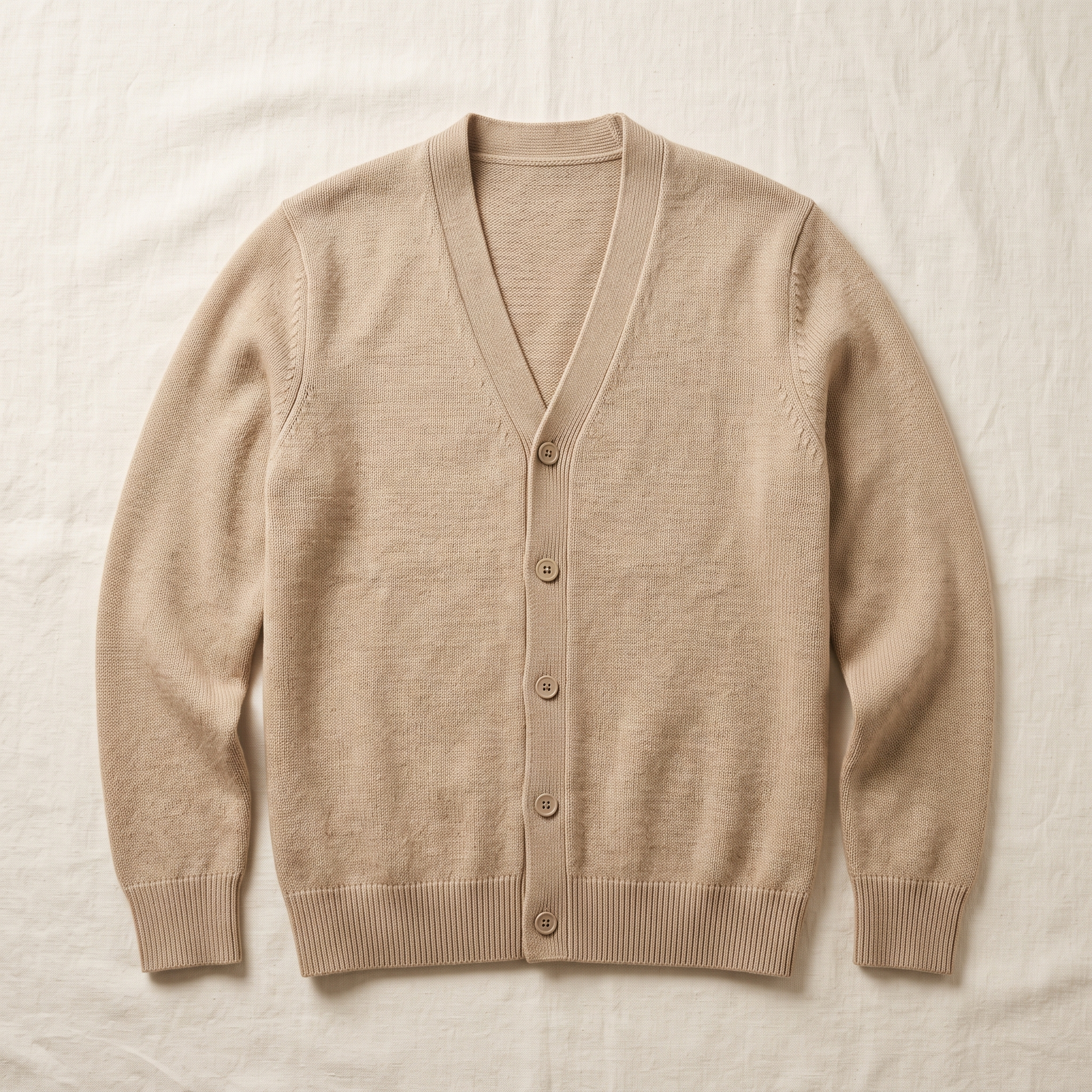Winslow Wool Cardigan - flat lay front
