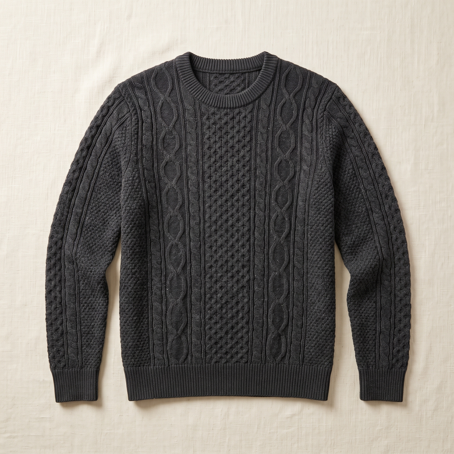 Soren Pattern Pullover - flat lay front