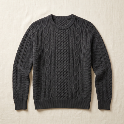 Soren Pattern Pullover - flat lay front