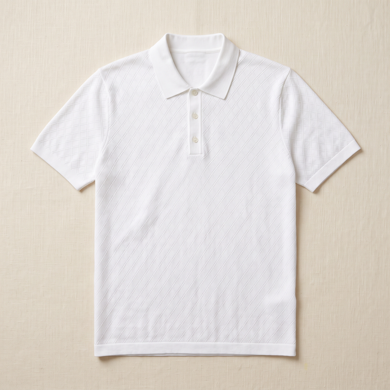 Blaise Diamond Knit Polo