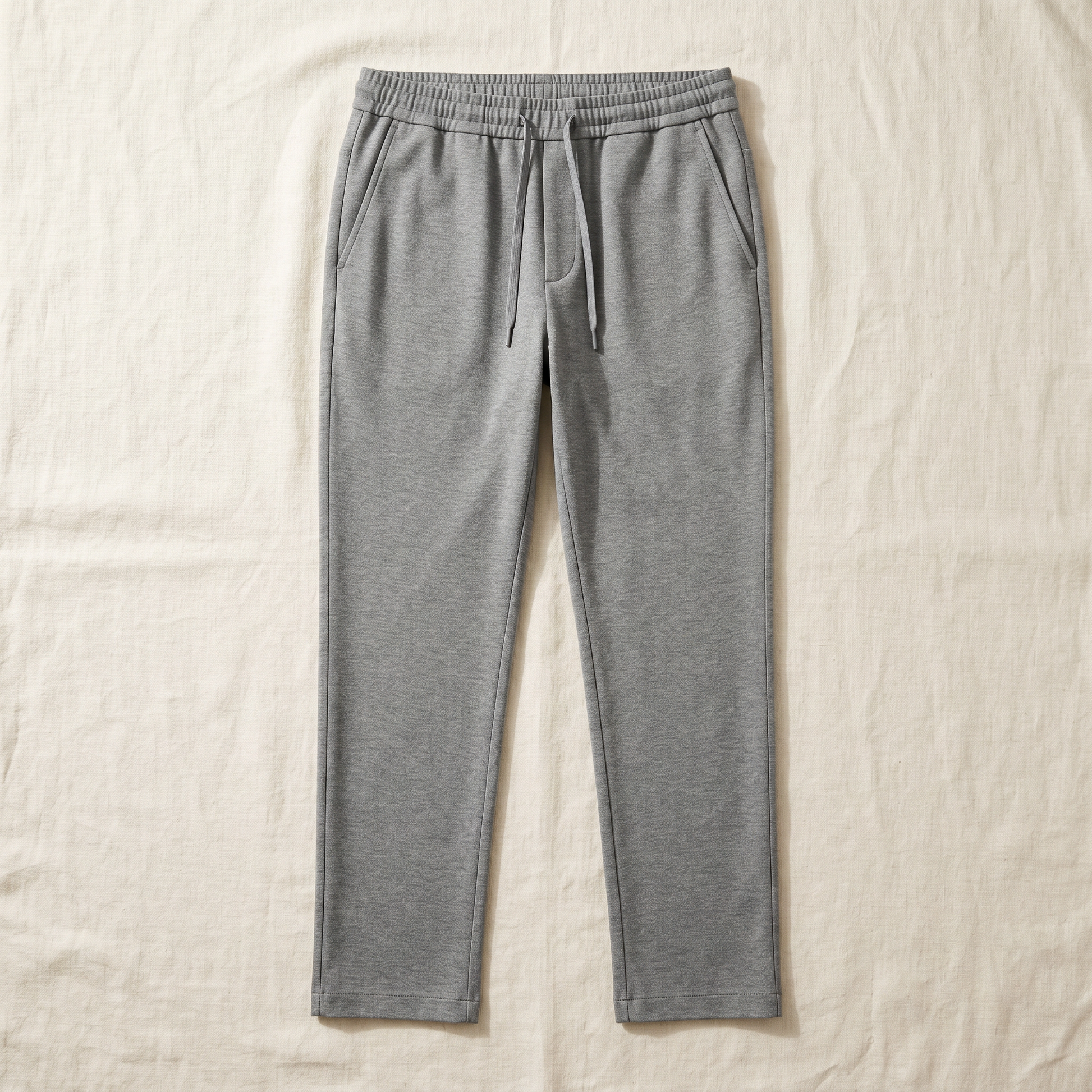 Oslo Knit Trousers - flat lay front