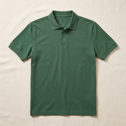 Valencia Polo Knit - flat lay front