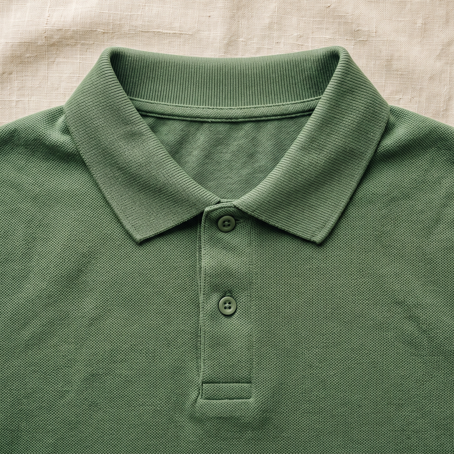 Valencia Polo Knit - fabric detail