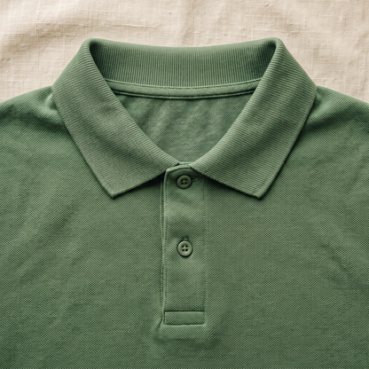 Valencia Polo Knit - fabric detail