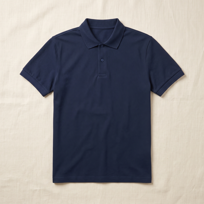 St Tropez Polo - flat lay front
