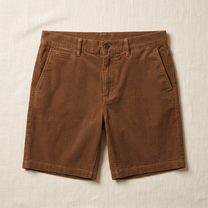 Bowery Corduroy Shorts - flat lay front