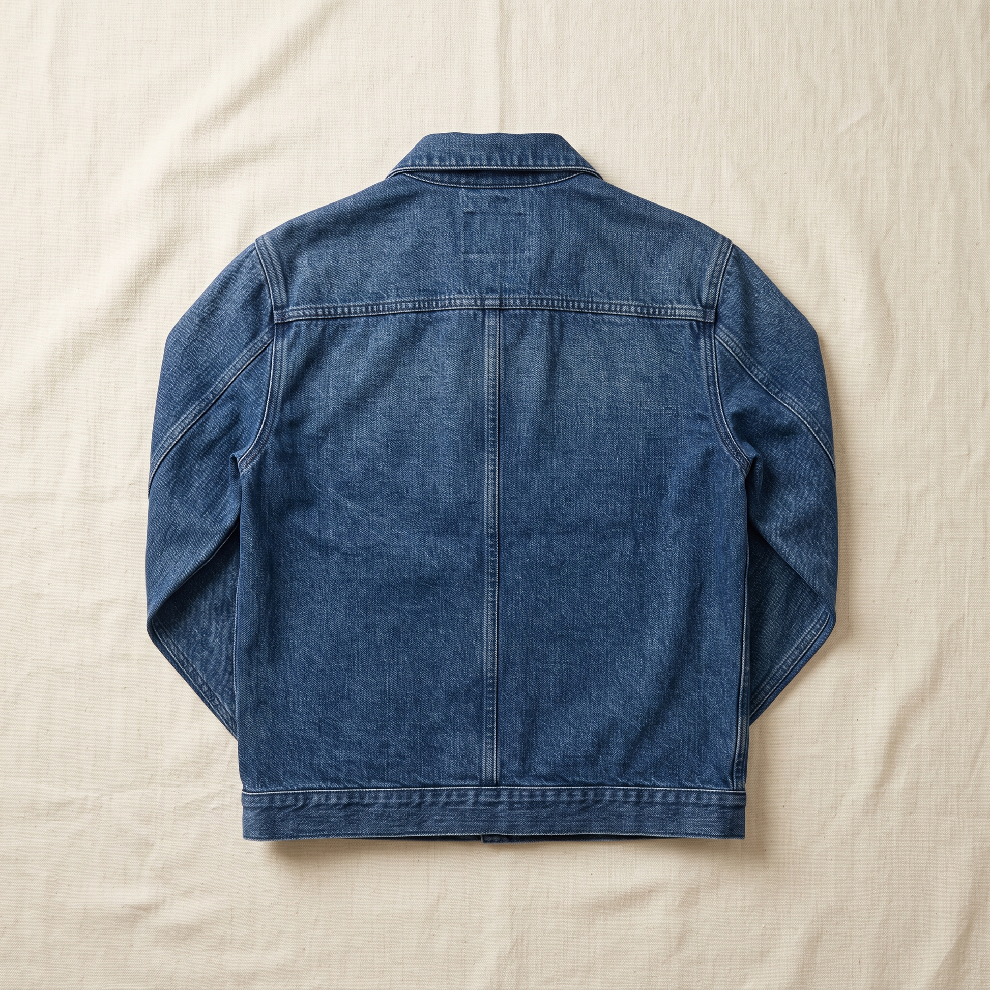 Dylan Vintage Denim Jacket - back view