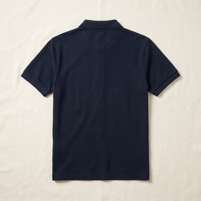 Portello Zip Polo - back view