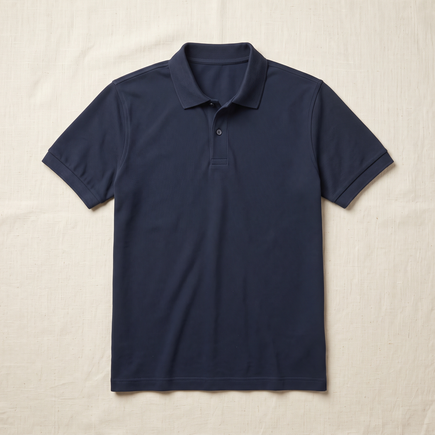 Alden Pique Polo Shirt - flat lay front