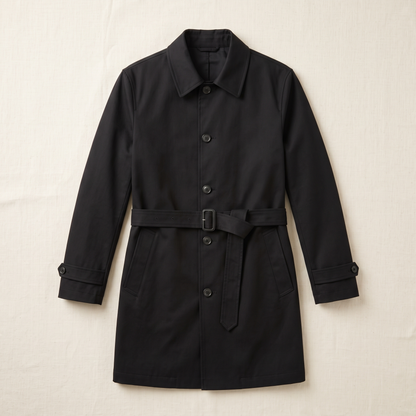 Sterling Trench Coat - flat lay front