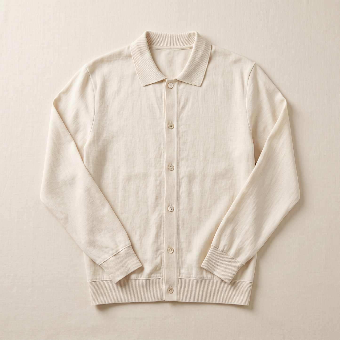 Luca Cardigan Polo - flat lay front