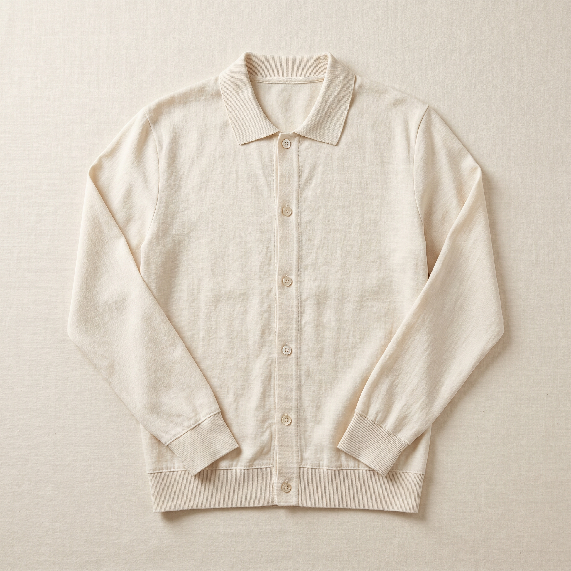 Luca Cardigan Polo - flat lay front