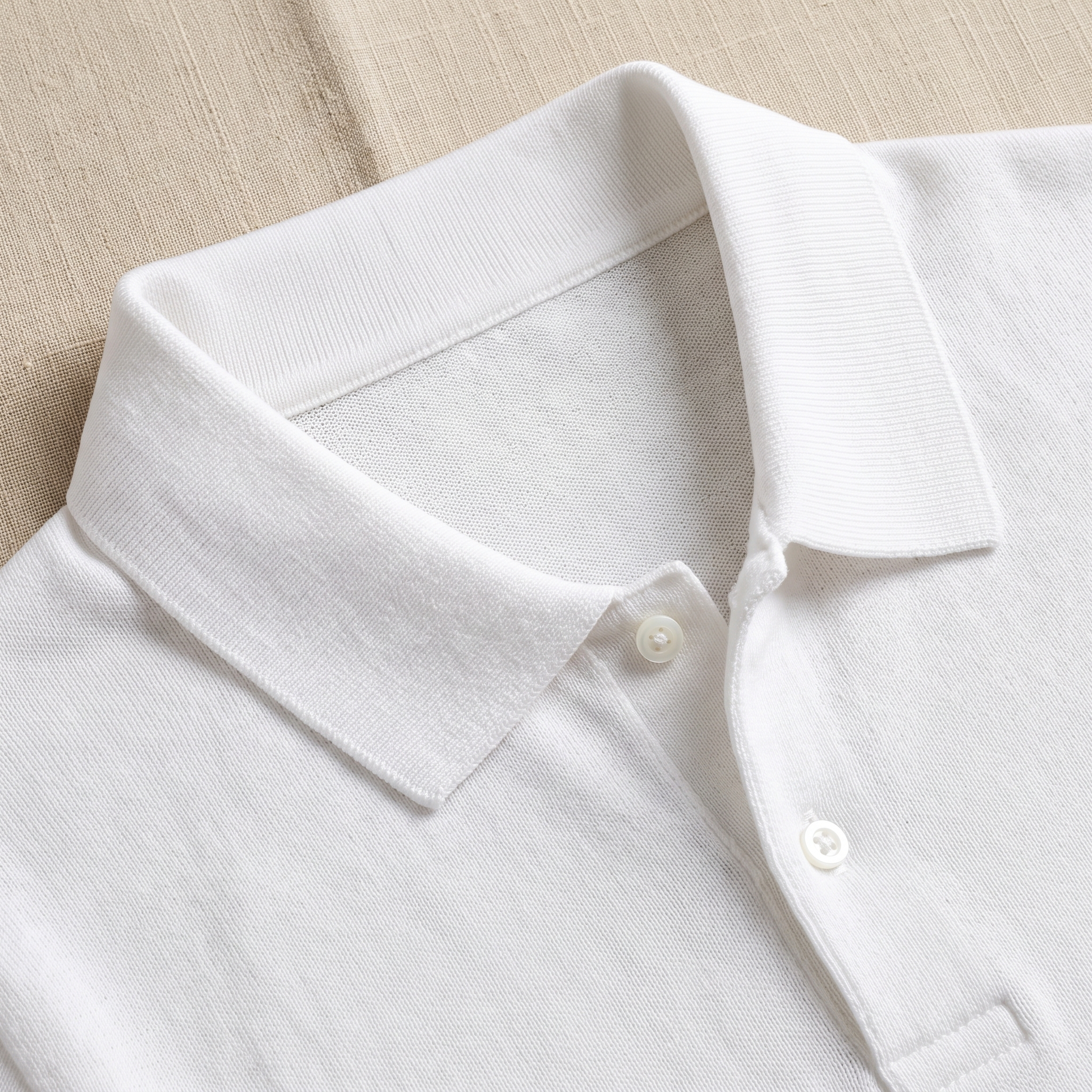 Nolan Knit Polo - fabric detail