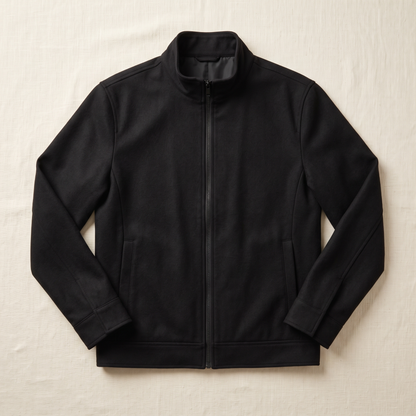 Alpine Brushed Jacket - flat lay front