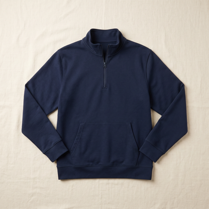 Summit Quarter-Zip Hoodie - flat lay front