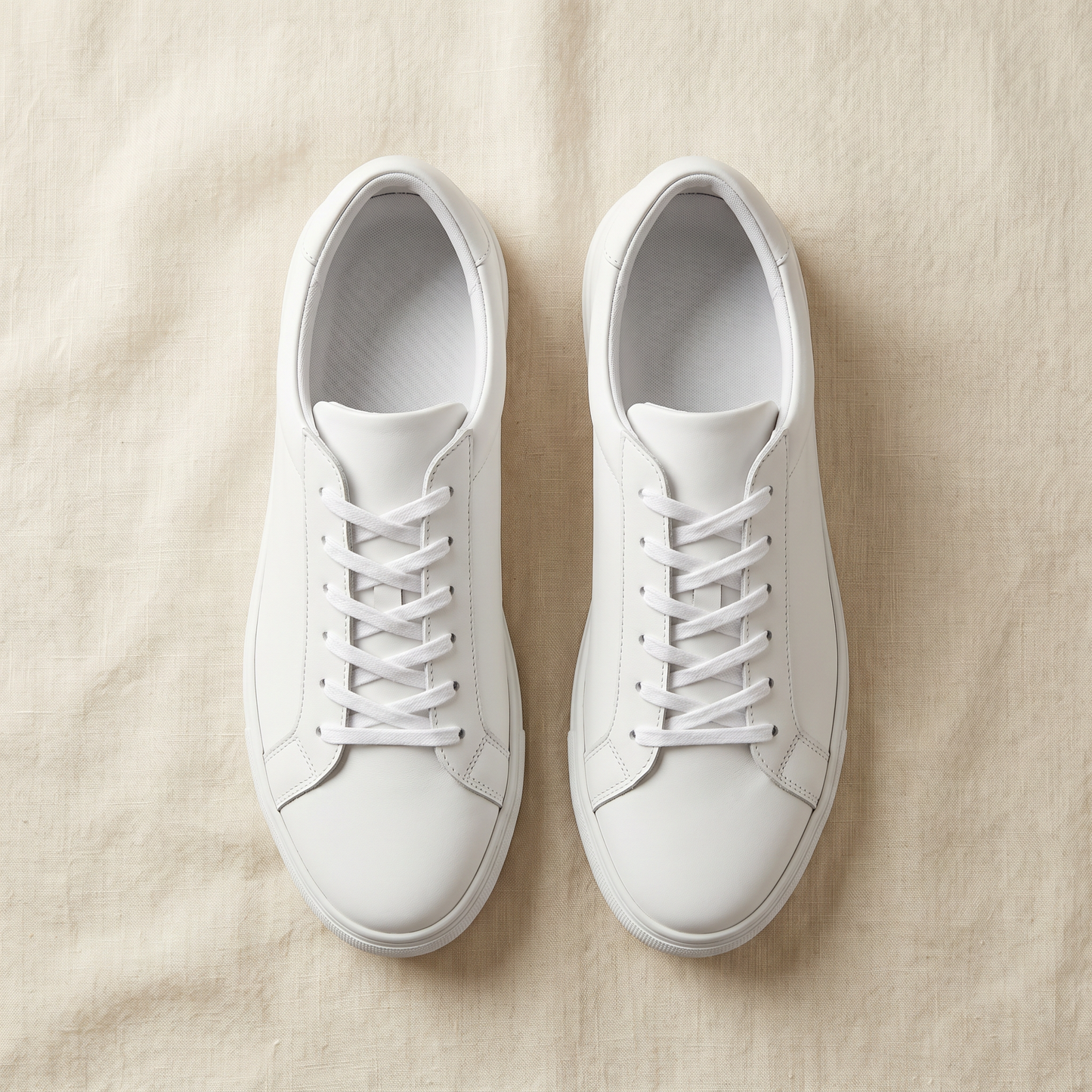 Turin Leather Sneakers - flat lay front