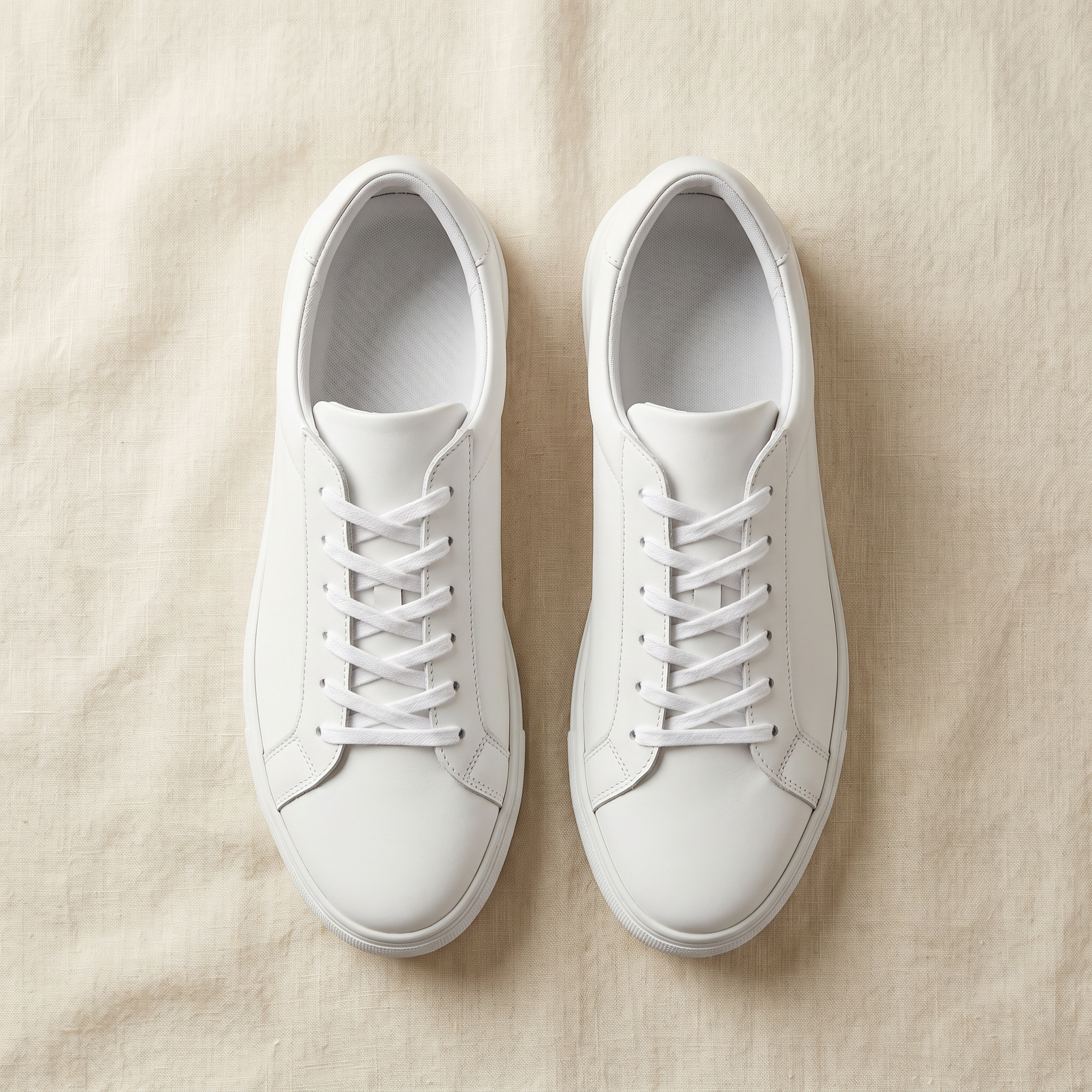 Turin Leather Sneakers - flat lay front