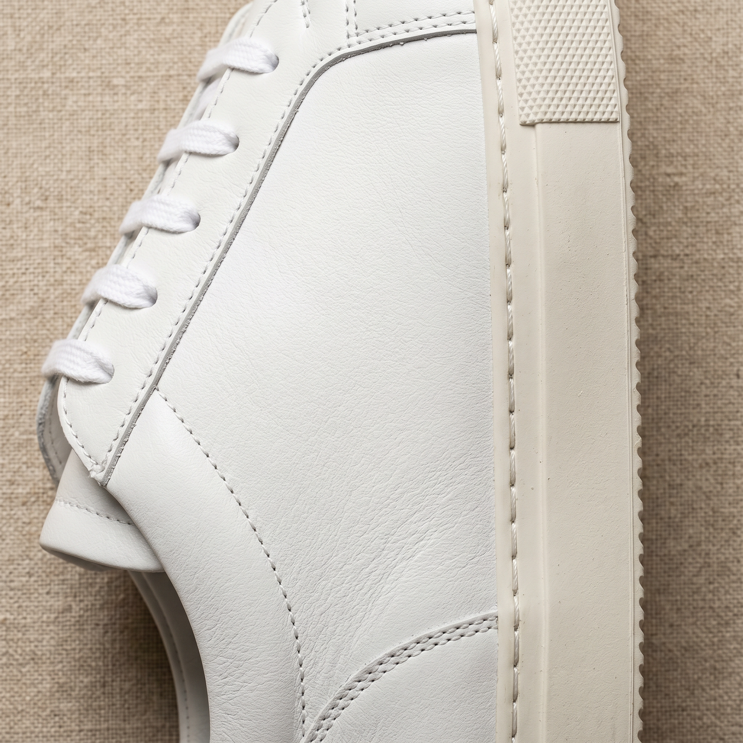 Turin Leather Sneakers - fabric detail