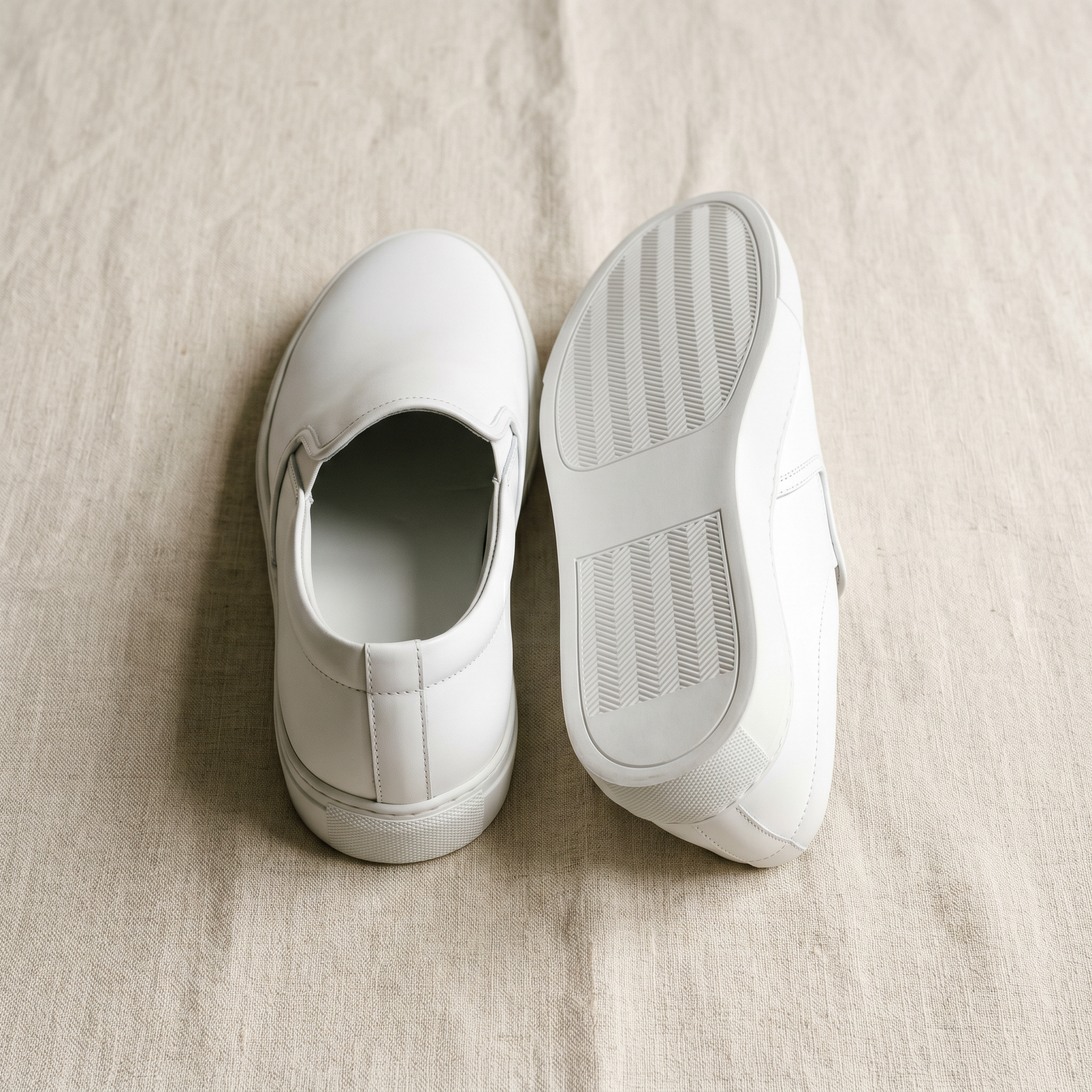 Como Leather Slip-Ons - back view