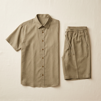 Mykonos Holiday Set - flat lay front