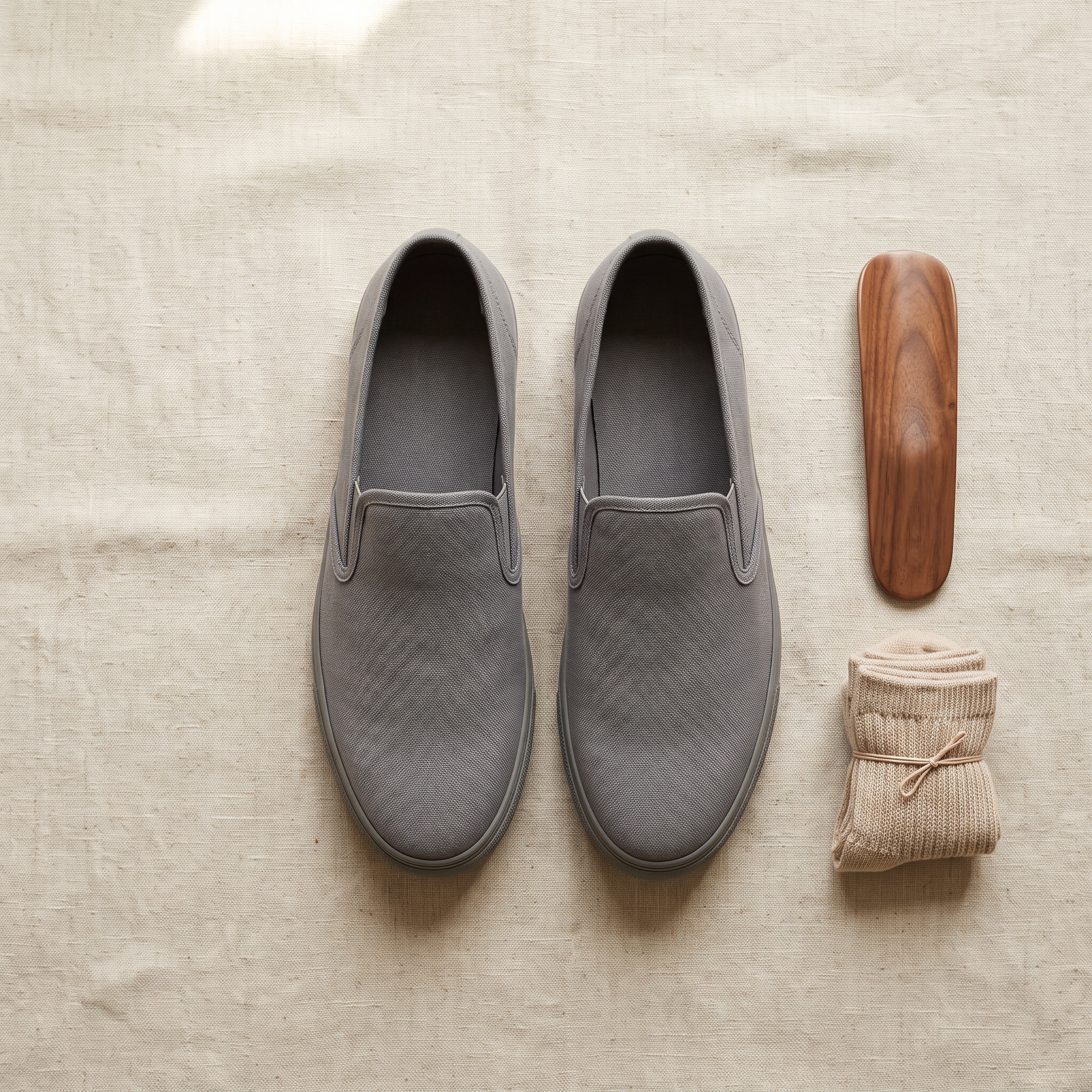 Florence Slip-On Loafers - styled flat lay