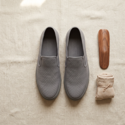 Florence Slip-On Loafers - styled flat lay