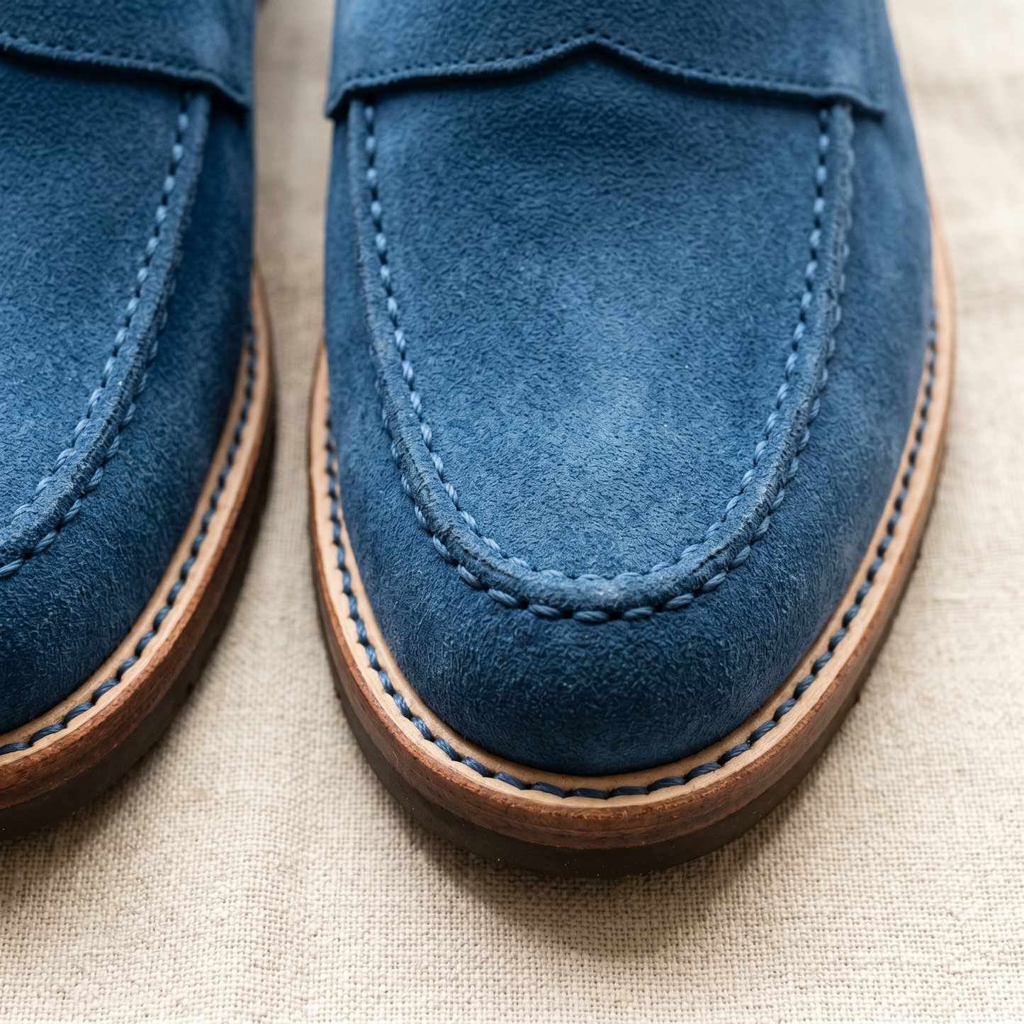 Siena Suede Loafers - fabric detail
