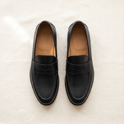 Princeton Penny Loafers - flat lay front