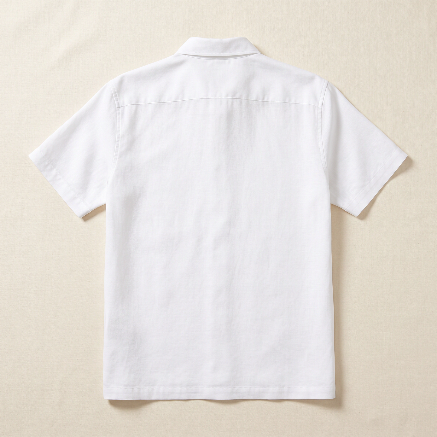 Sardinia Linen-Blend Shirt - back view